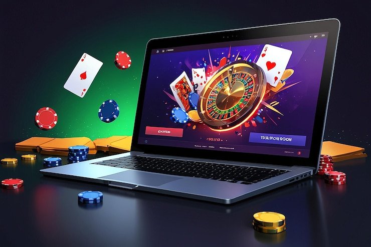 Antarmuka permainan live-dealer jakseltoto dengan meja roulette dan blackjack profesional